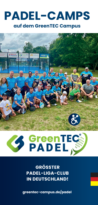 Deckblatt Padel Camp Flyer